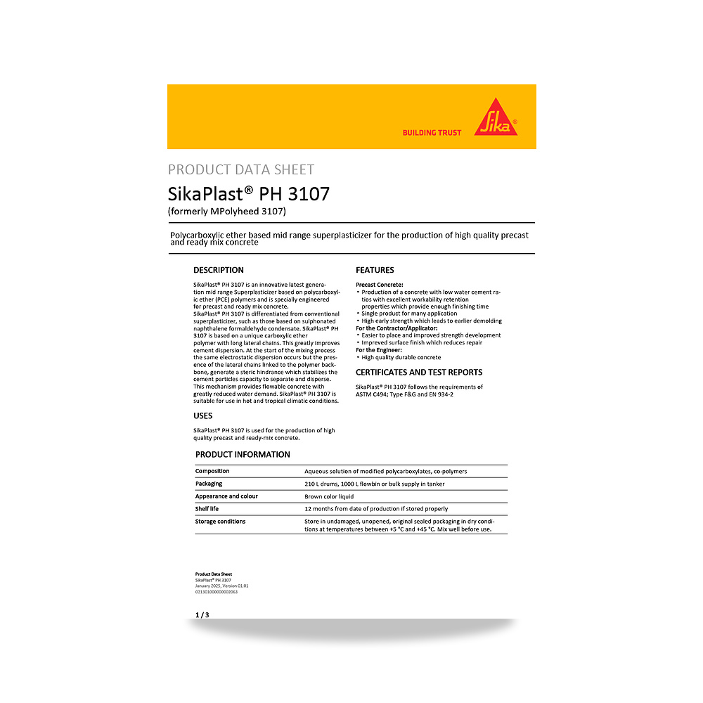 صورة منتج مسامير وبراغي وفيشر وخوابير سيكا (Sika) موديل SikaPlast PH 3107 - كود الصنف reemco-2027-1444033 - ماركة يباع من خلال reemco - توريد وتصوير حصري لشركة ريمكو القابضة السعودية