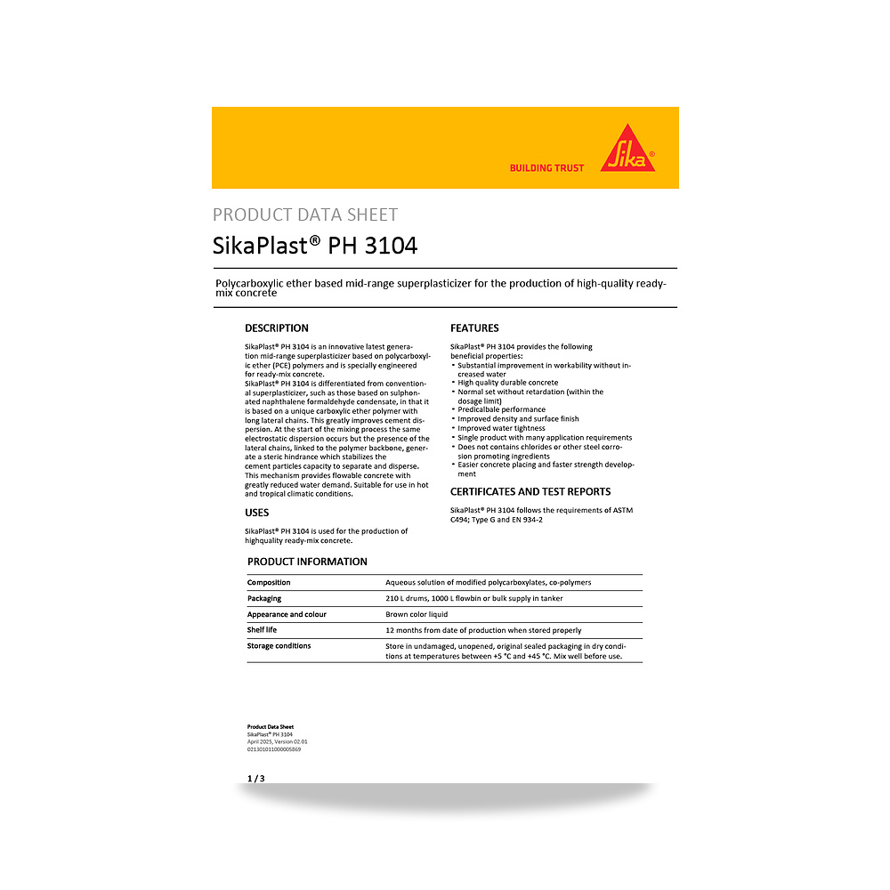 صورة منتج مسامير وبراغي وفيشر وخوابير سيكا (Sika) موديل SikaPlast PH 3104 - كود الصنف reemco-2027-1444037 - ماركة يباع من خلال reemco - توريد وتصوير حصري لشركة ريمكو القابضة السعودية