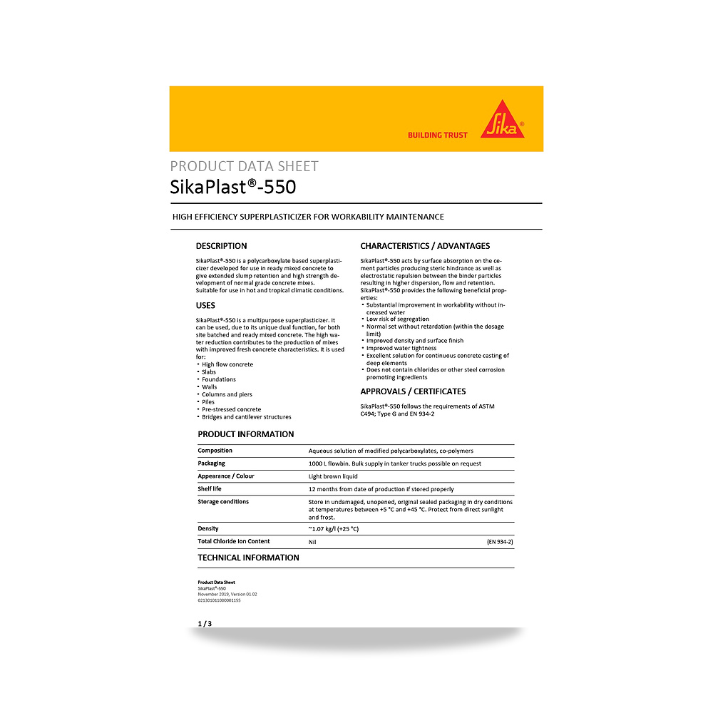 صورة منتج مسامير وبراغي وفيشر وخوابير سيكا (Sika) موديل SikaPlast-550 - كود الصنف reemco-2027-1444042 - ماركة يباع من خلال reemco - توريد وتصوير حصري لشركة ريمكو القابضة السعودية