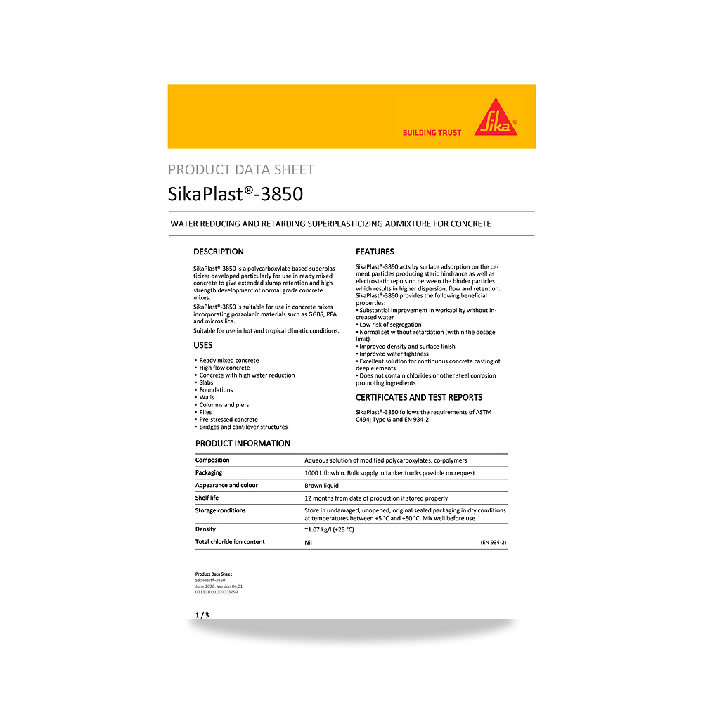 صورة منتج مسامير وبراغي وفيشر وخوابير سيكا (Sika) موديل SikaPlast-3850 - كود الصنف reemco-2027-1444065 - ماركة يباع من خلال reemco - توريد وتصوير حصري لشركة ريمكو القابضة السعودية