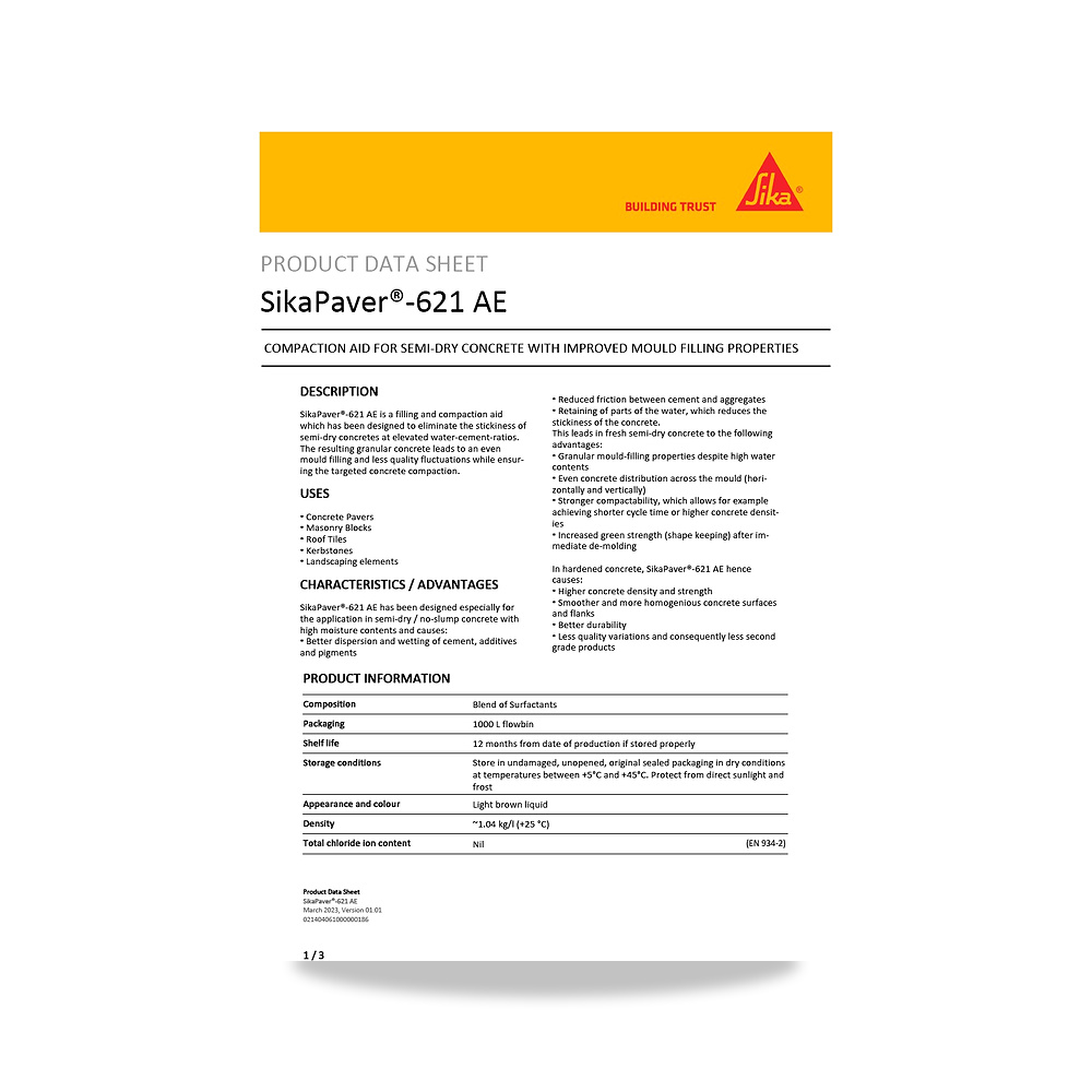 صورة منتج مسامير وبراغي وفيشر وخوابير سيكا (Sika) موديل SikaPaver-621 AE - كود الصنف reemco-2027-1444154 - ماركة يباع من خلال reemco - توريد وتصوير حصري لشركة ريمكو القابضة السعودية