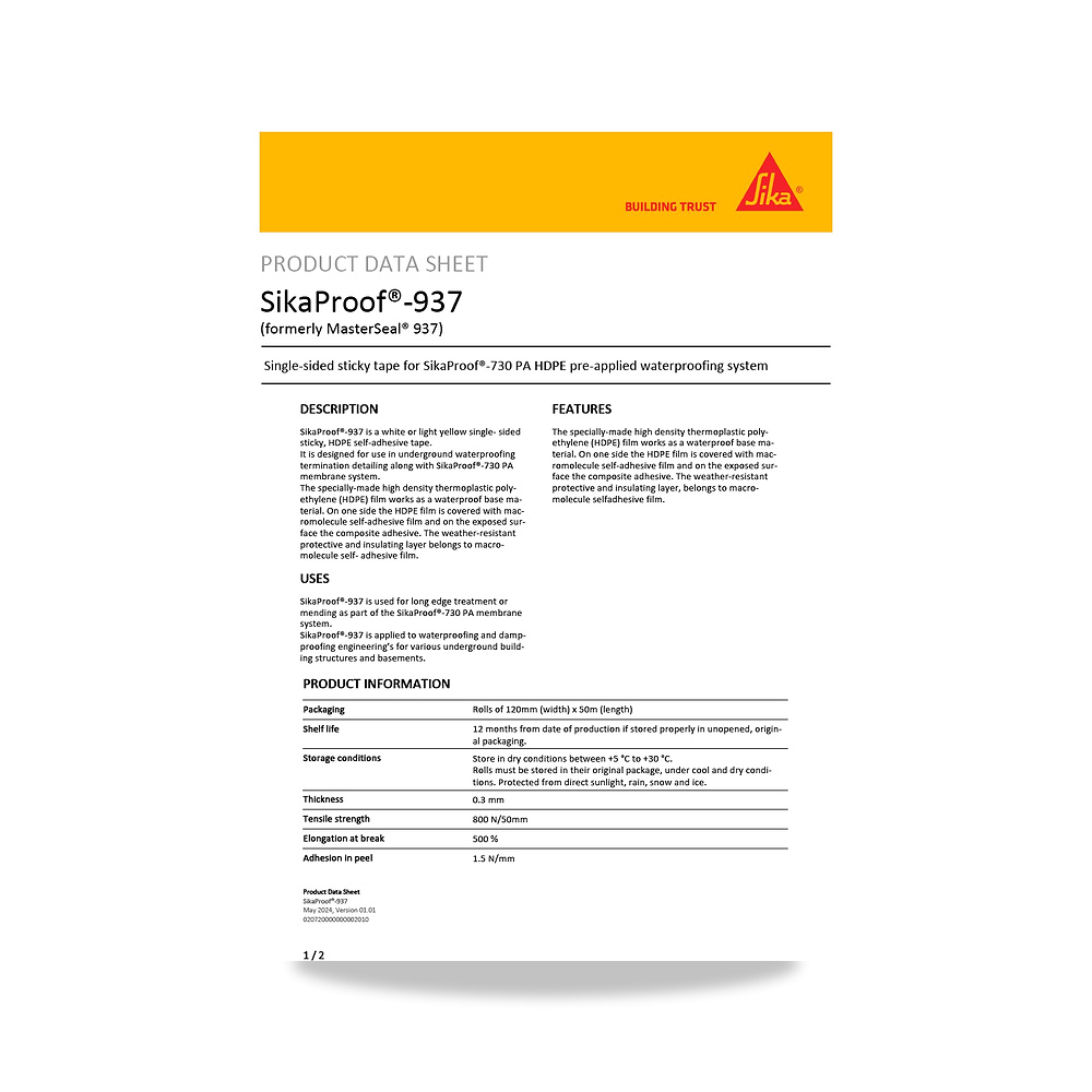 صورة منتج عازل مائي وحماية للأسطح والخرسانة والأساسات سيكا (Sika) موديل SikaProof-937 - كود الصنف reemco-2027-1444292 - ماركة يباع من خلال reemco - توريد وتصوير حصري لشركة ريمكو القابضة السعودية