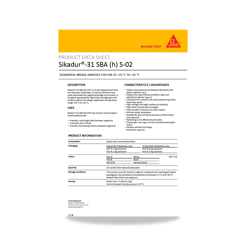 صورة منتج مونة ومركب إصلاح وترميم الخرسانة الإنشائية سيكا (Sika) موديل Sikadur-31 SBA (h) S-02 - كود الصنف reemco-2027-1444570 - ماركة يباع من خلال reemco - توريد وتصوير حصري لشركة ريمكو القابضة السعودية