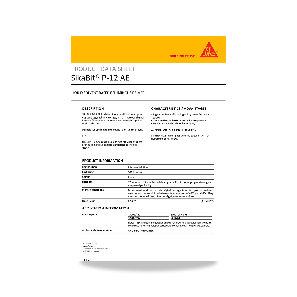 صورة منتج عازل مائي وحماية للأسطح والخرسانة والأساسات سيكا (Sika) موديل SikaBit P-12 AE - كود الصنف reemco-2027-1444700 - ماركة يباع من خلال reemco - توريد وتصوير حصري لشركة ريمكو القابضة السعودية