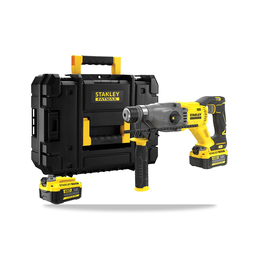 صورة منتج مثقاب دريل مطرقي دوار (هيلتي) بدون فحمات (Brushless) بطاريات 18 فولت 4.0 أمبير ساعة 40 موديل SFMCH900M22-GB - كود الصنف reemco-2027-1444734 - ماركة يباع من خلال reemco - توريد وتصوير حصري لشركة ريمكو القابضة السعودية