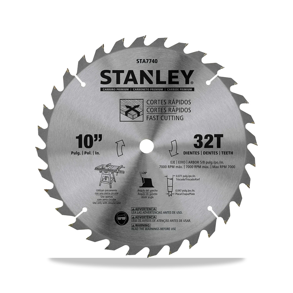 صورة منتج منشار دائري كهربائي مفرد شفرة وسلاح قطع 10 بوصة ستانلي (STANLEY) موديل STA7740 - كود الصنف reemco-2027-1444961 - ماركة يباع من خلال reemco - توريد وتصوير حصري لشركة ريمكو القابضة السعودية
