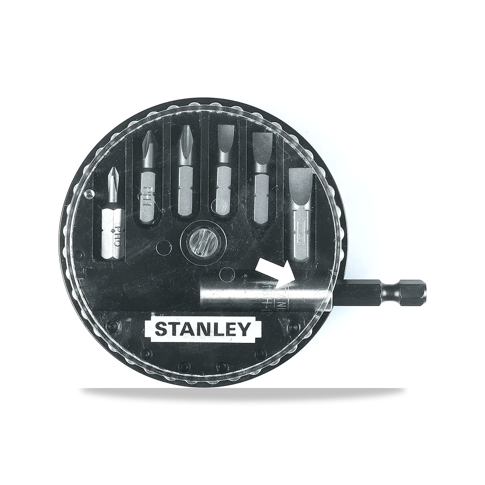 صورة منتج لقمة ورأس مفك براغي ريشة وبنطة ثقب مغناطيسي 25 مم 6 X 25 مم ستانلي (STANLEY) موديل 1-68-735 - كود الصنف reemco-2027-1444994 - ماركة يباع من خلال reemco - توريد وتصوير حصري لشركة ريمكو القابضة السعودية