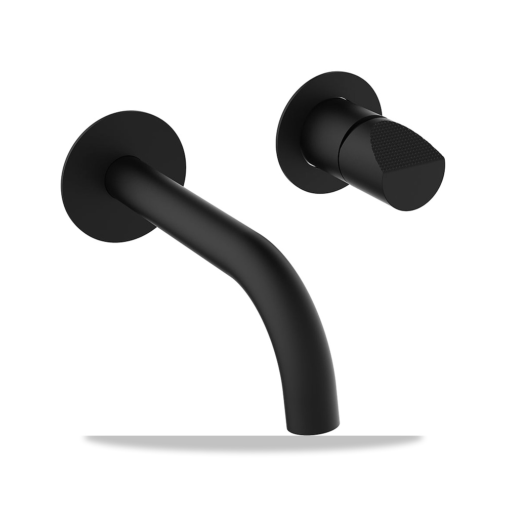 صورة منتج خلاط مغسلة حمام يثبت على الحائط تريديكس (Tredex) موديل 880115.MB – اللون / التشطيب Black, Gold, Silver - كود الصنف reemco-2027-1452029 - ماركة يباع من خلال reemco - توريد وتصوير حصري لشركة ريمكو القابضة السعودية