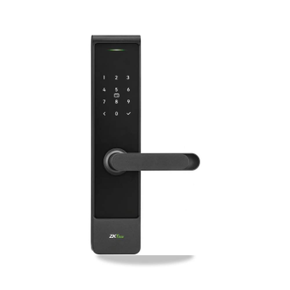 صورة منتج قفل باب إلكتروني ذكي أسود مطفي رقمي زد كيه تيكو (ZKTeco) موديل SL03-T420H – نوع الخامة Aluminum Alloy – USB Type-C Interface, DC 5 فولت - كود الصنف reemco-2027-1453408 - ماركة يباع من خلال reemco - توريد وتصوير حصري لشركة ريمكو القابضة السعودية