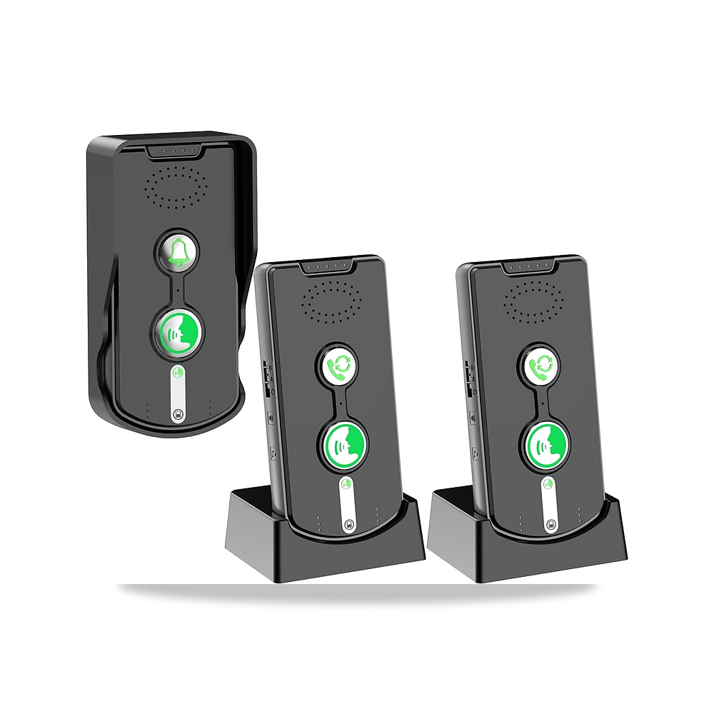 صورة منتج جرس باب لاسلكي ثنائي الاتجاه من سمارت تيل، وضع الاستعداد لمدة 30 يومًا SmartTail – اللون أسود - كود الصنف reemco-2027-1454498 - ماركة يباع من خلال reemco - توريد وتصوير حصري لشركة ريمكو القابضة السعودية