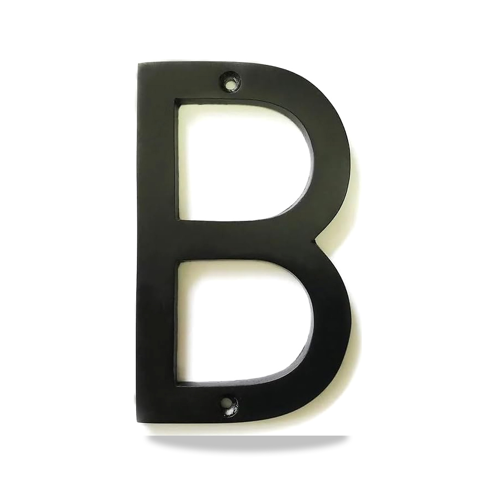 صورة منتج ناتش رقم ظل عنوان المنزل العائم للخارج، HH-SDW6-BLK-B، الومنيوم اسود، 6 انش، حرف B، اقصى حماية من الصدأ - كود الصنف reemco-2027-1468184 - ماركة يباع من خلال reemco - توريد وتصوير حصري لشركة ريمكو القابضة السعودية