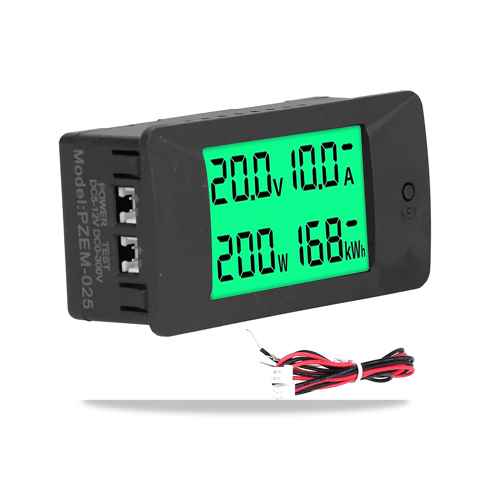 صورة منتج جهاز قياس الطاقة بشاشة رقمية LCD لاستهلاك التيار الكهربائي بتيار مستمر 5 12 فولت PZEM 025 - كود الصنف reemco-2027-1478702 - ماركة يباع من خلال reemco - توريد وتصوير حصري لشركة ريمكو القابضة السعودية