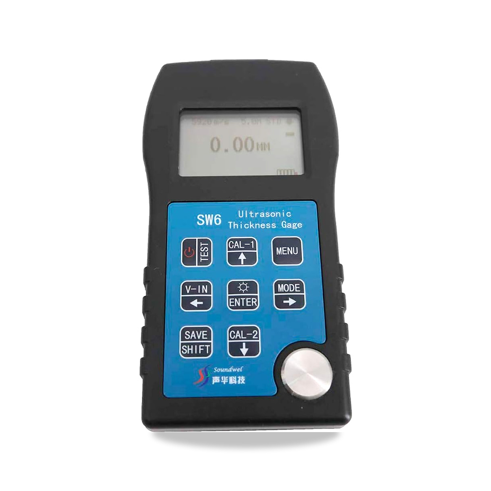 صورة منتج جيني مقياس سمك رقمي بالموجات فوق الصوتية SW6 مع واجهة USB 509 الى 18699 متر/ثانية سرعة الصوت للمادة - كود الصنف reemco-2027-1478713 - ماركة يباع من خلال reemco - توريد وتصوير حصري لشركة ريمكو القابضة السعودية