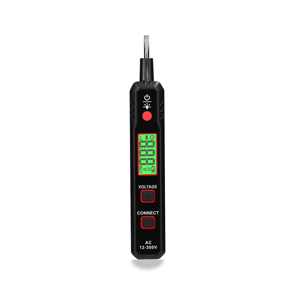 صورة منتج قلم اختبار كهربائي بشاشة ال سي دي بتيار متردد 12-300 فولت من زيلو، جهاز الجهد الكهربي المباشر / الصفر للكشف - كود الصنف reemco-2027-1478882 - ماركة يباع من خلال reemco - توريد وتصوير حصري لشركة ريمكو القابضة السعودية