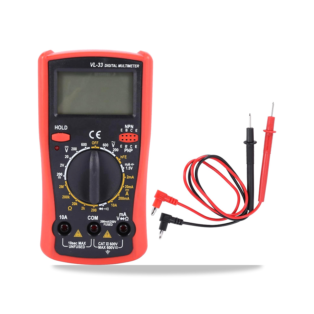 صورة منتج جهاز اختبار كهربائي رقمي متعدد بشاشة LCD من باكفان VL-33 PAKFAN - كود الصنف reemco-2027-1479811 - ماركة يباع من خلال reemco - توريد وتصوير حصري لشركة ريمكو القابضة السعودية