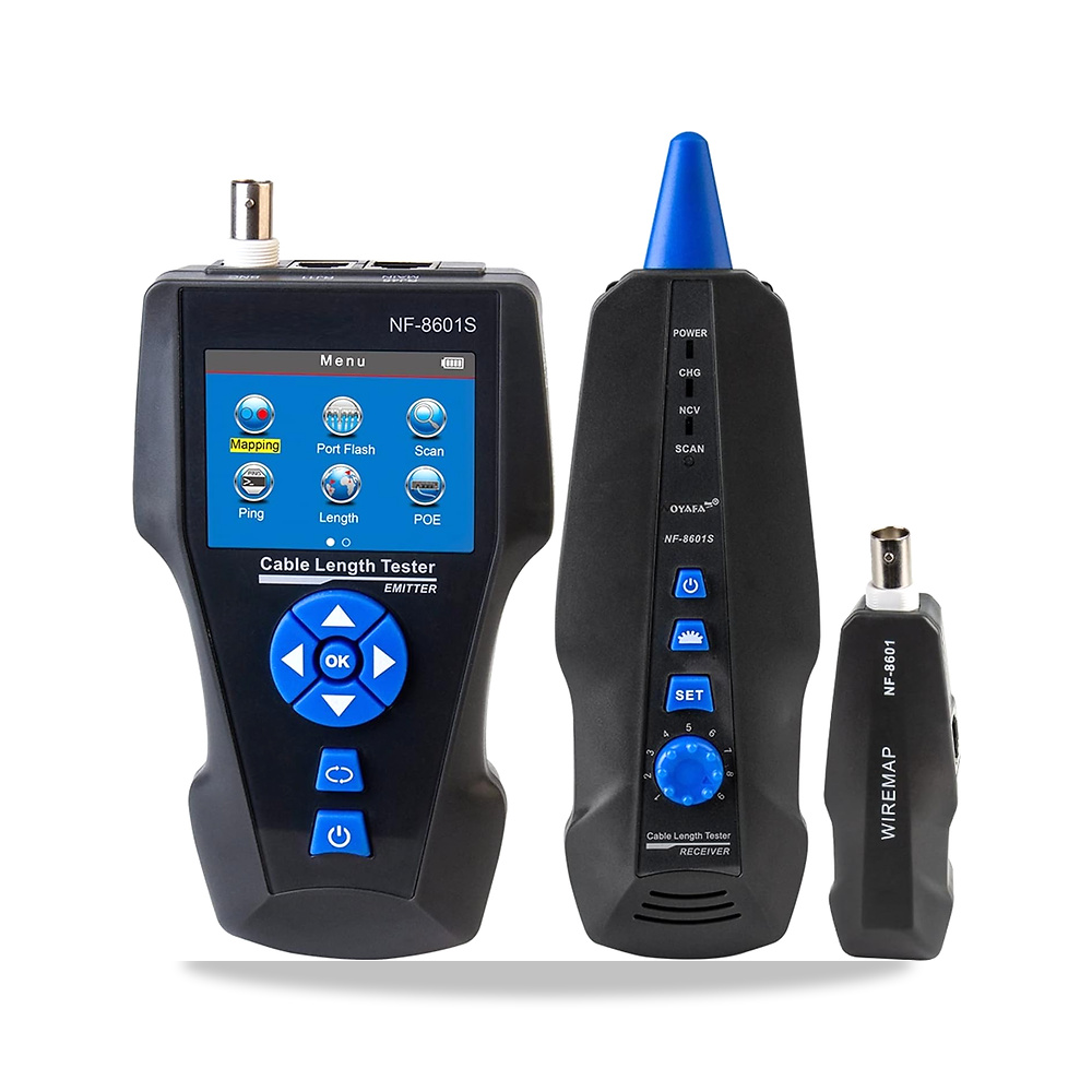 صورة منتج بيورسيلكس ساطور فايبر NF-8601S RJ45 RJ11 كيبل شبكة متعدد الوظائف لاختبار طول TDR مع PoE/PING/منفذ الجهد - كود الصنف reemco-2027-1480785 - ماركة يباع من خلال reemco - توريد وتصوير حصري لشركة ريمكو القابضة السعودية