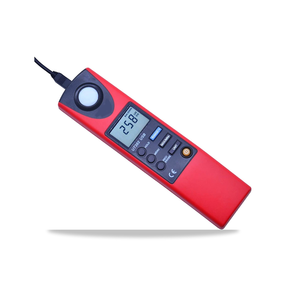 صورة منتج بيورسيلكس مقياس اضاءة رقمي UT382 20-20000 لومن بمنفذ USB، محمول باليد لقياس درجة الحرارة المحيطة - كود الصنف reemco-2027-1481279 - ماركة يباع من خلال reemco - توريد وتصوير حصري لشركة ريمكو القابضة السعودية