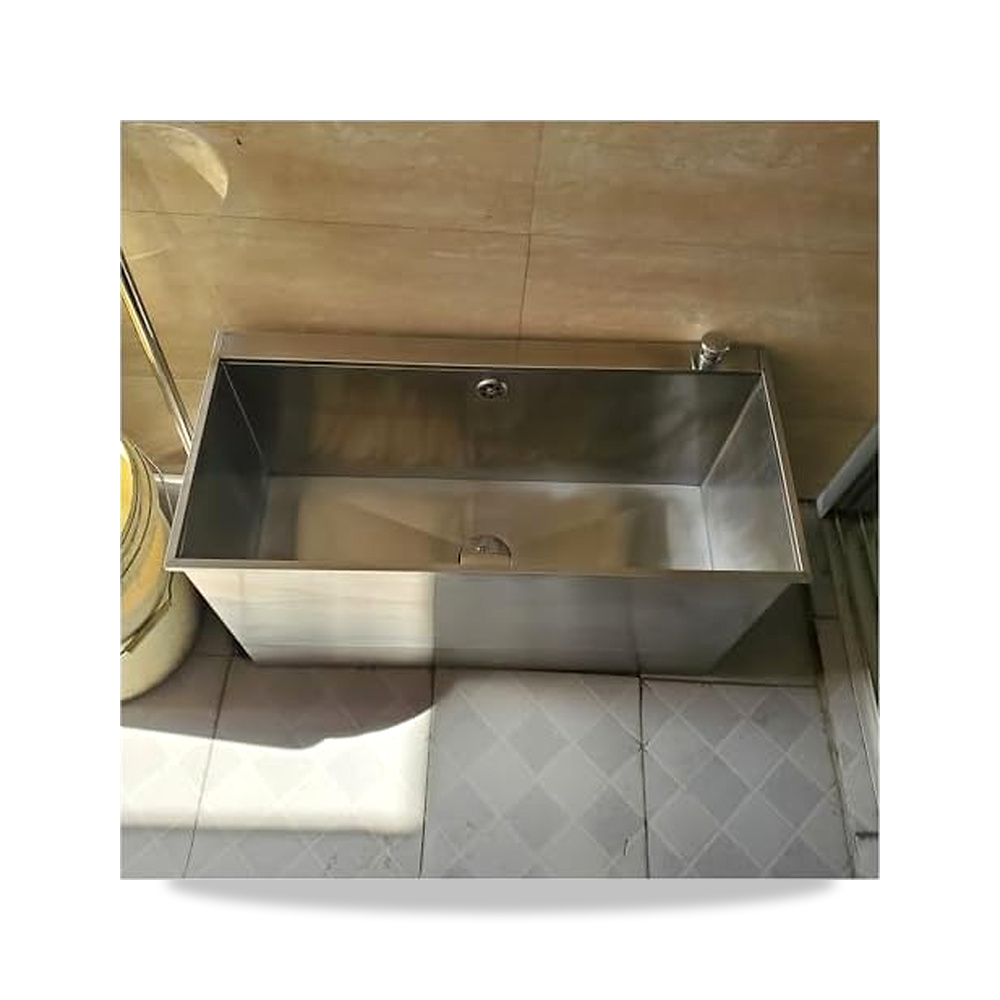 صورة منتج حوض موب قائم بذاته من الستانلس ستيل مقاس 47 × 31 × 39.5 سم للاستخدام المنزلي والتجاري، حوض غسيل الارضيات - كود الصنف reemco-2027-1485209 - ماركة يباع من خلال reemco - توريد وتصوير حصري لشركة ريمكو القابضة السعودية