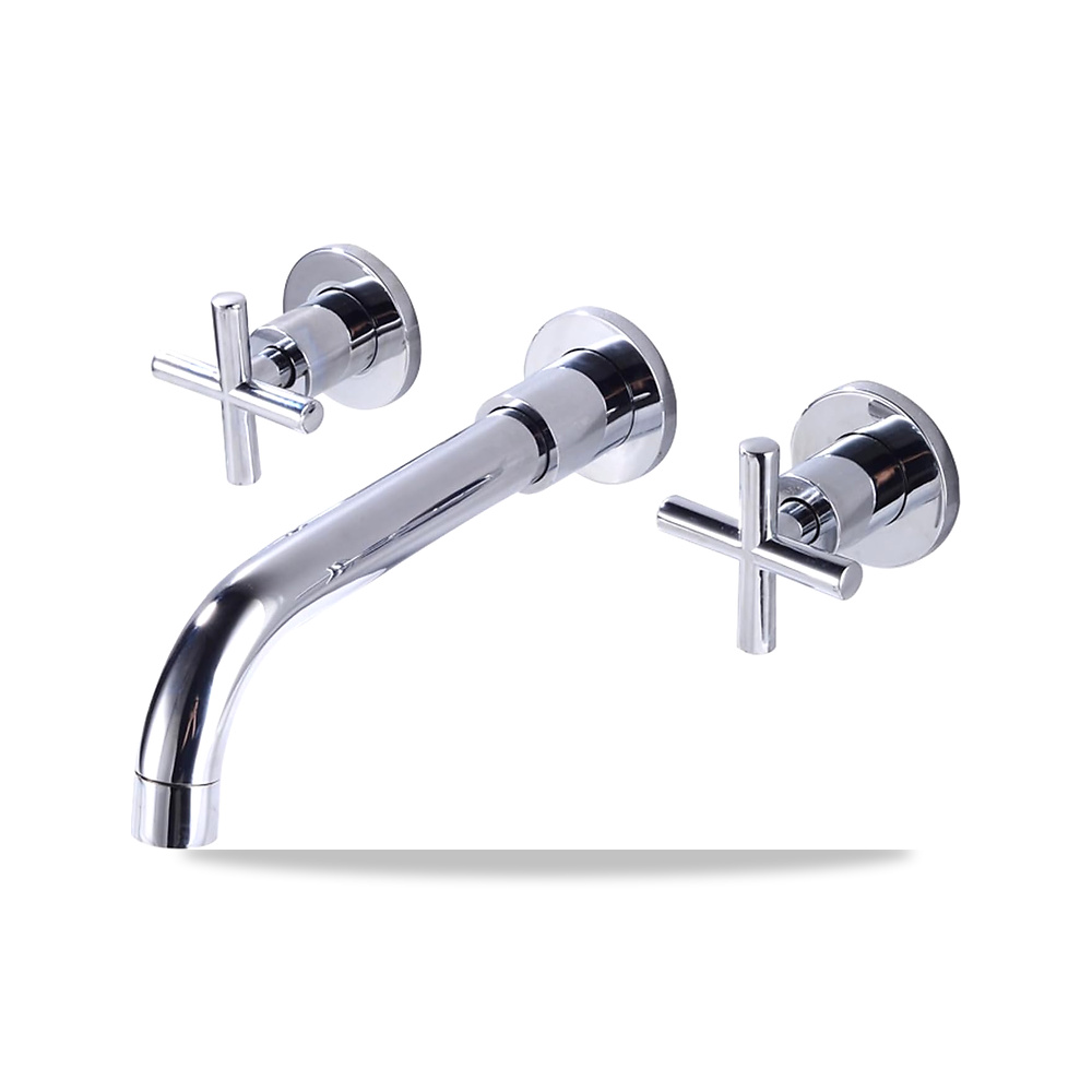 صورة منتج خلاط مغسلة حمام يثبت على الحائط نحاس أصفر – نوع الخامة zinc alloy. – المقاس G1/2 inch. - كود الصنف reemco-2027-1486395 - ماركة يباع من خلال reemco - توريد وتصوير حصري لشركة ريمكو القابضة السعودية