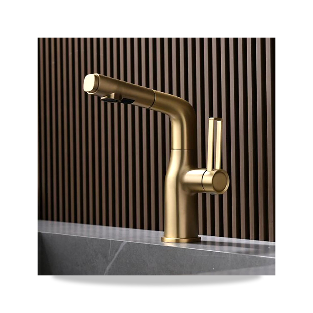 صورة منتج خلاط مغسلة حمام ذهبي مصقول نحاس أصفر موديل Brushed Gold – المادة a - كود الصنف reemco-2027-1487188 - ماركة يباع من خلال reemco - توريد وتصوير حصري لشركة ريمكو القابضة السعودية