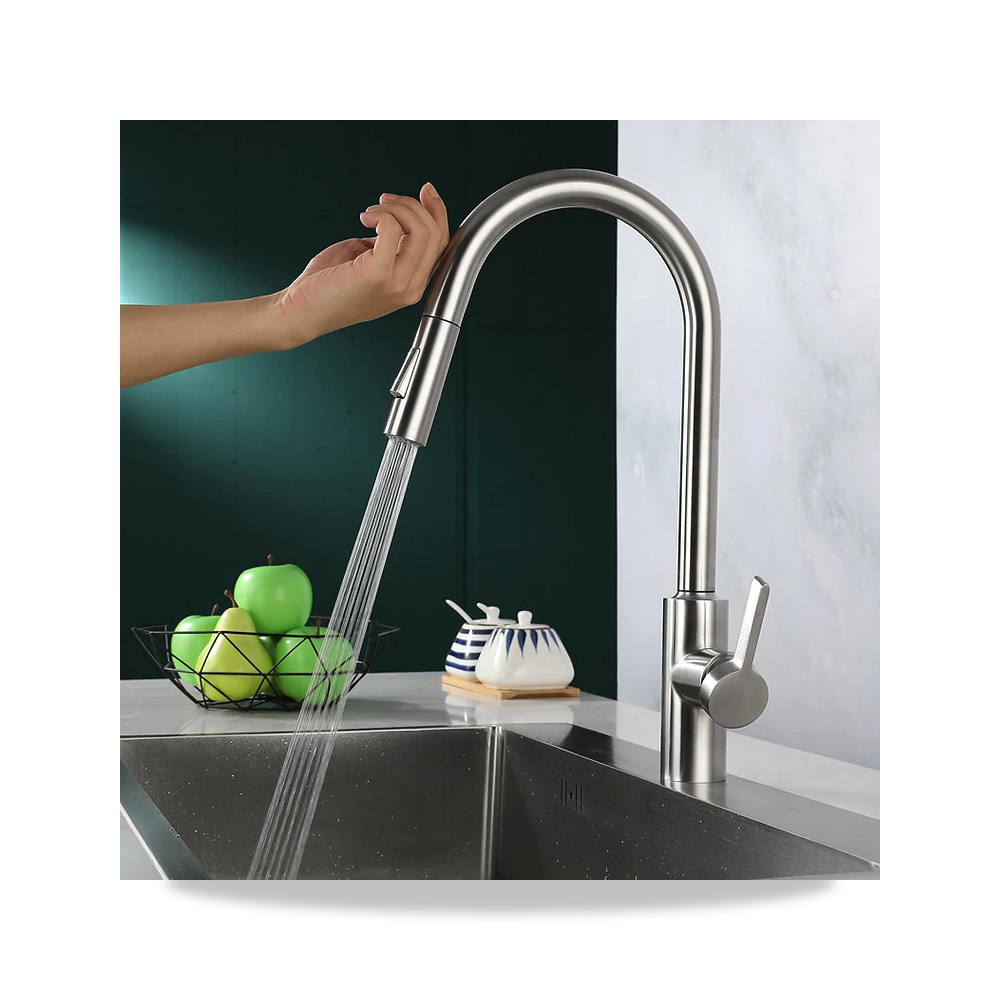 صورة منتج حوض مغسلة خزفي ستانلس ستيل مقاوم للصدأ صنبور وحنفية موديل Brushed Touch And Pull – القطر standard – 35-42 مم. - كود الصنف reemco-2027-1487242 - ماركة يباع من خلال reemco - توريد وتصوير حصري لشركة ريمكو القابضة السعودية