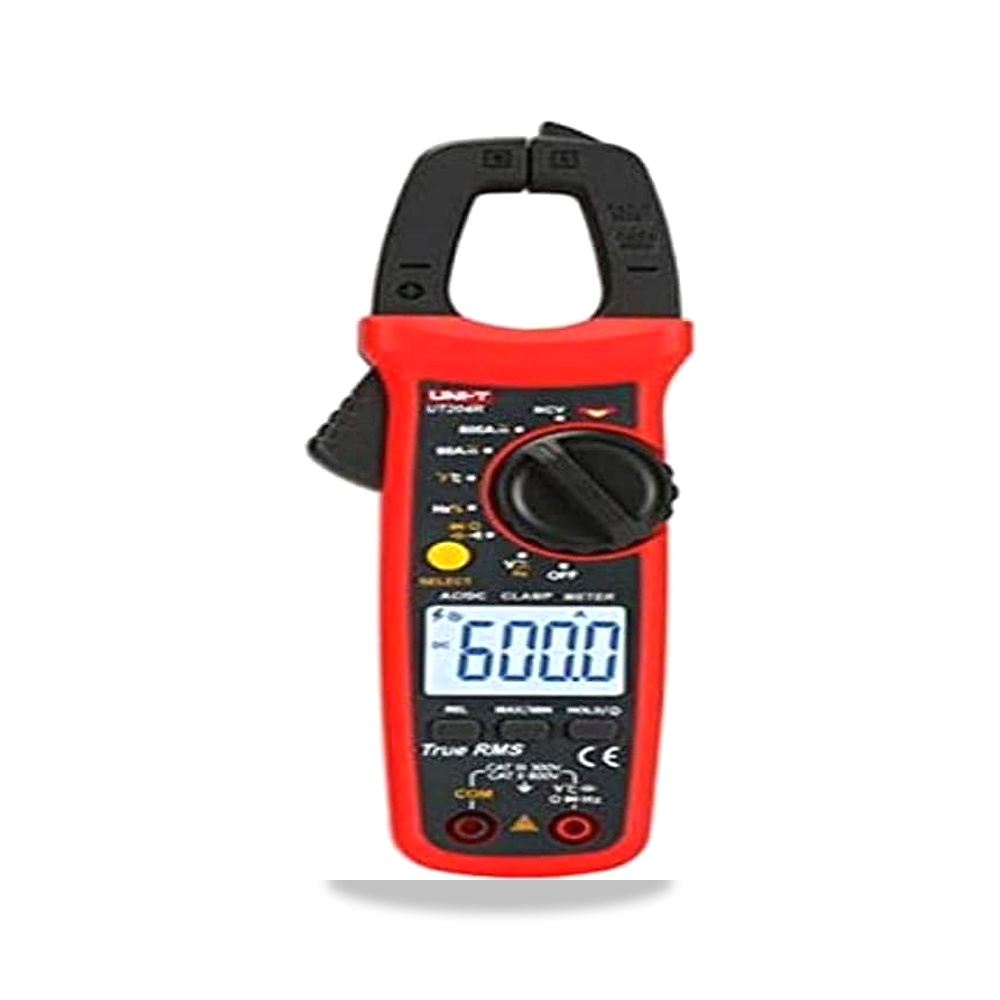 صورة منتج يوني-T مقياس بمشبك رقمي UT204R 400-600 امبير بنطاق تلقائي حقيقي ار ام اس عالي الدقة – اللون أحمر/رمادي – 600 فولت - كود الصنف reemco-2027-1495790 - ماركة يباع من خلال reemco - توريد وتصوير حصري لشركة ريمكو القابضة السعودية
