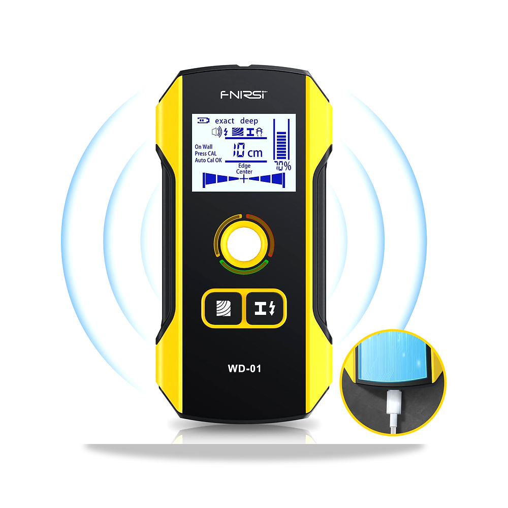 صورة منتج اف ان آي آر اس آي ماسح ضوئي جداري الكتروني 6 في 1 للكشف عن المسامير – 3.7 فولت 300 مللي أمبير في الساعة – 50 ملم - كود الصنف reemco-2027-1496608 - ماركة يباع من خلال reemco - توريد وتصوير حصري لشركة ريمكو القابضة السعودية