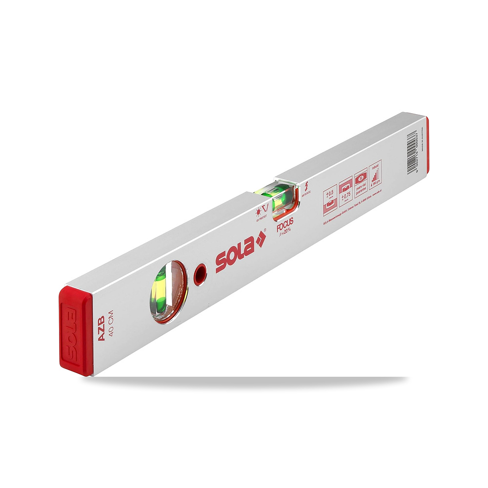 صورة منتج سولا 1010501 “AZB 40” مستوى الروح، احمر، 40 سم – المادة الألومنيوم – اللون روت - كود الصنف reemco-2027-1496722 - ماركة يباع من خلال reemco - توريد وتصوير حصري لشركة ريمكو القابضة السعودية