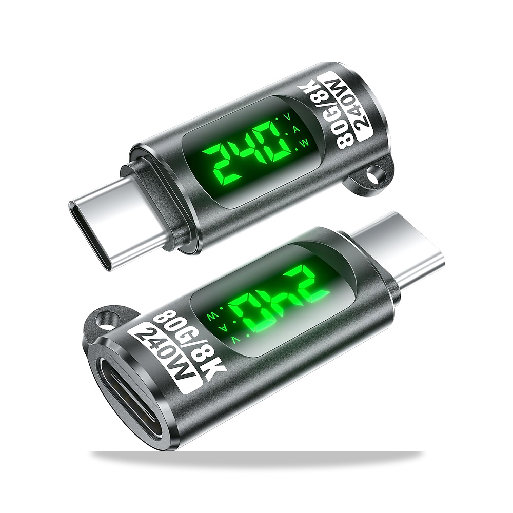 صورة منتج جهاز اختبار مقياس الطاقة بمحول USB نوع سي بقدرة 240 واط من نالاكال (عبوة من قطعتين) – شاشة عرض رقمية LED - كود الصنف reemco-2027-1497012 - ماركة يباع من خلال reemco - توريد وتصوير حصري لشركة ريمكو القابضة السعودية