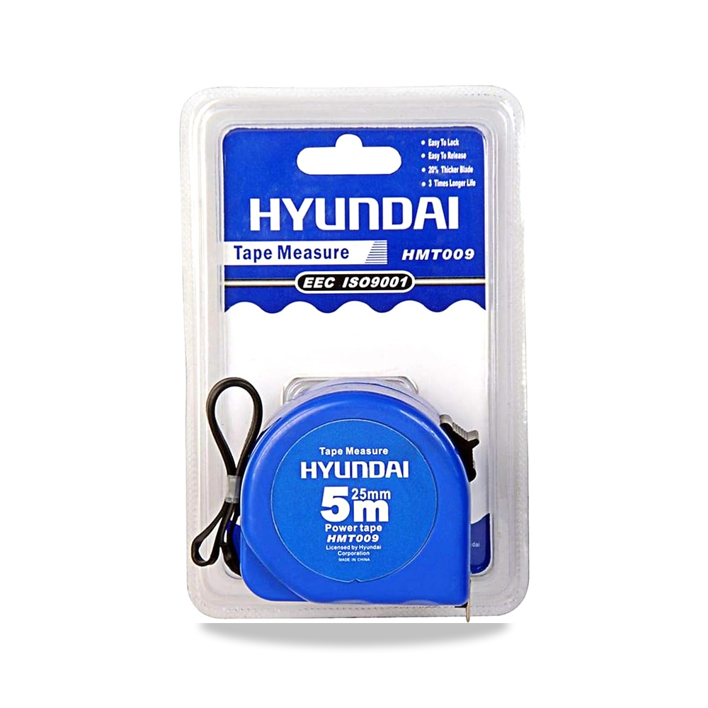 صورة منتج شريط قياس 7.5 متر × 25 ملم HMT009 من هونداي هيونداي – اللون أزرق – 25العرض ملي متر - كود الصنف reemco-2027-1497219 - ماركة يباع من خلال reemco - توريد وتصوير حصري لشركة ريمكو القابضة السعودية