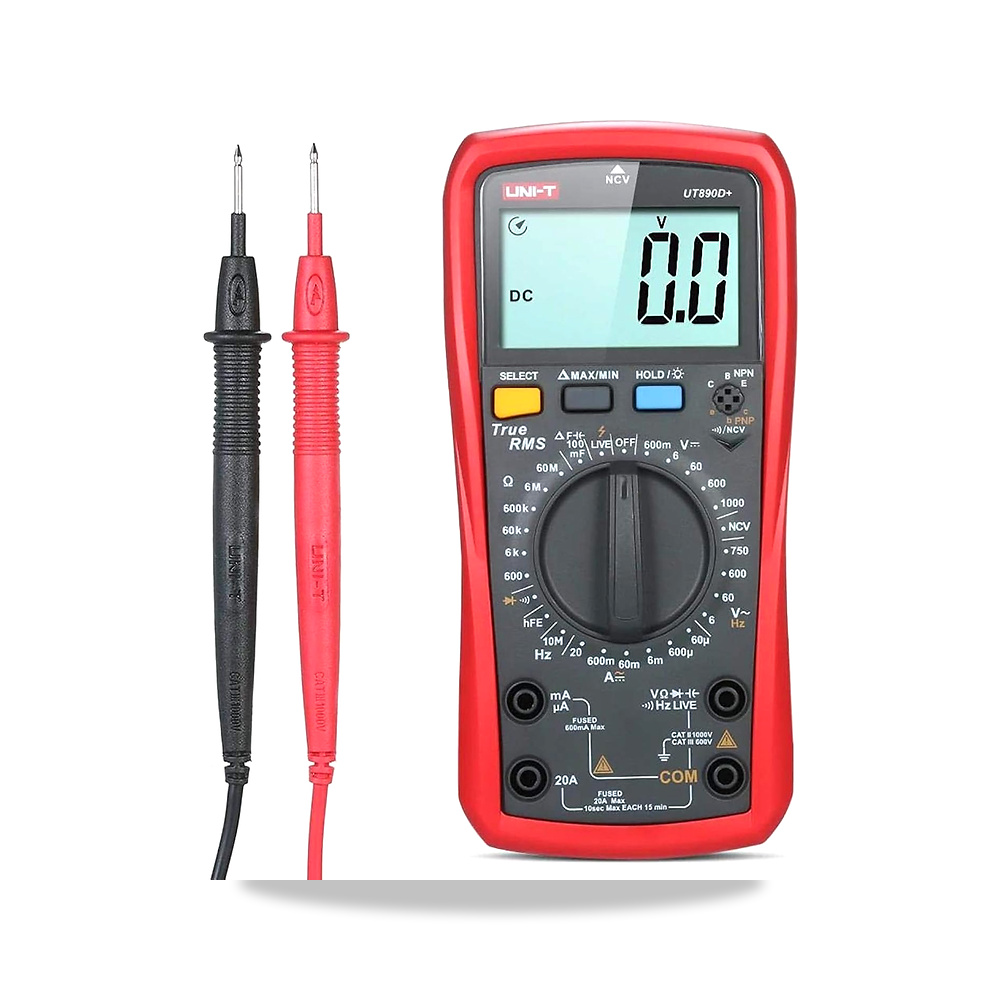 صورة منتج يوني-T مقياس رقمي متعدد صناعي وعلمي من ار ام اس (UT890D، عدد 6000) – اللون أحمر – 18,3 x 8,8 x 5,6 سم - كود الصنف reemco-2027-1497858 - ماركة يباع من خلال reemco - توريد وتصوير حصري لشركة ريمكو القابضة السعودية