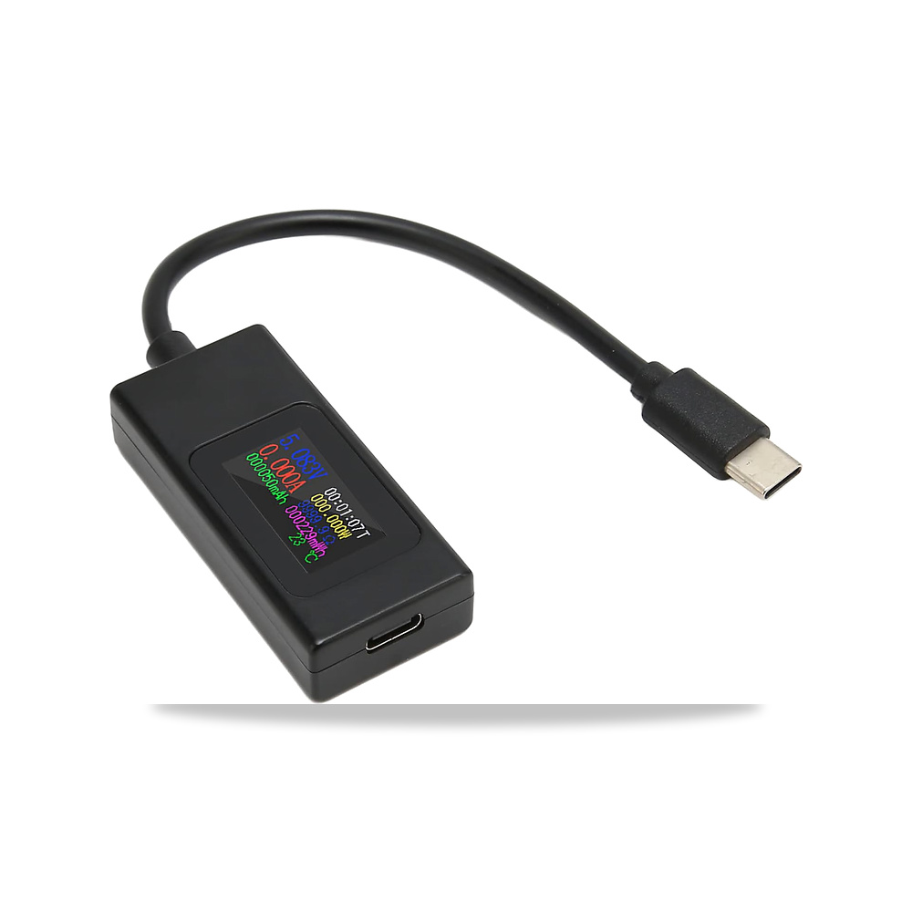 صورة منتج جهاز اختبار طاقة USB C باداء موثوق به وشاشة LCD ملونة HD 4-30 فولت 0-6.5 امبير، لاجهزة اللابتوب وشواحن - كود الصنف reemco-2027-1498067 - ماركة يباع من خلال reemco - توريد وتصوير حصري لشركة ريمكو القابضة السعودية
