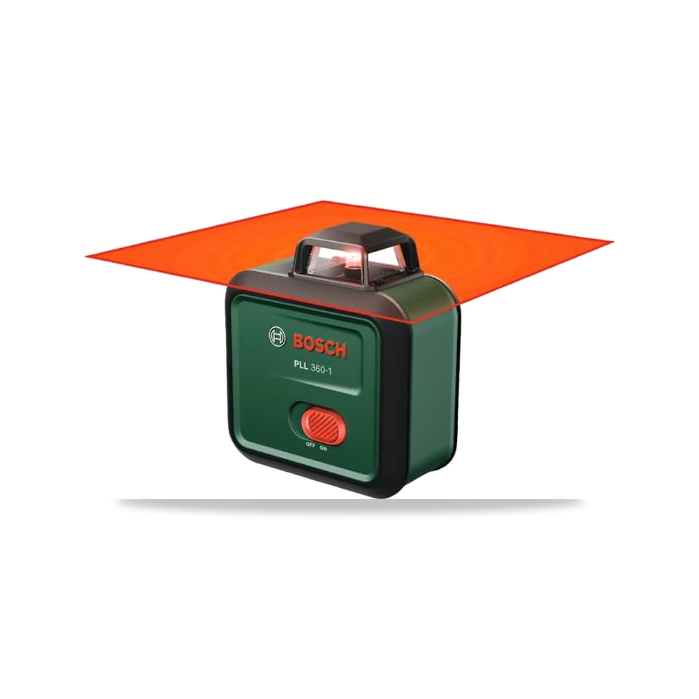 صورة منتج بوش خط ليزر PLL 360-1 مع حامل ثلاثي القوائم TT 120 خط ذاتي التسوية 360 درجة، دقة ±0.4 ملم/متر، مساحة عمل - كود الصنف reemco-2027-1498195 - ماركة يباع من خلال reemco - توريد وتصوير حصري لشركة ريمكو القابضة السعودية