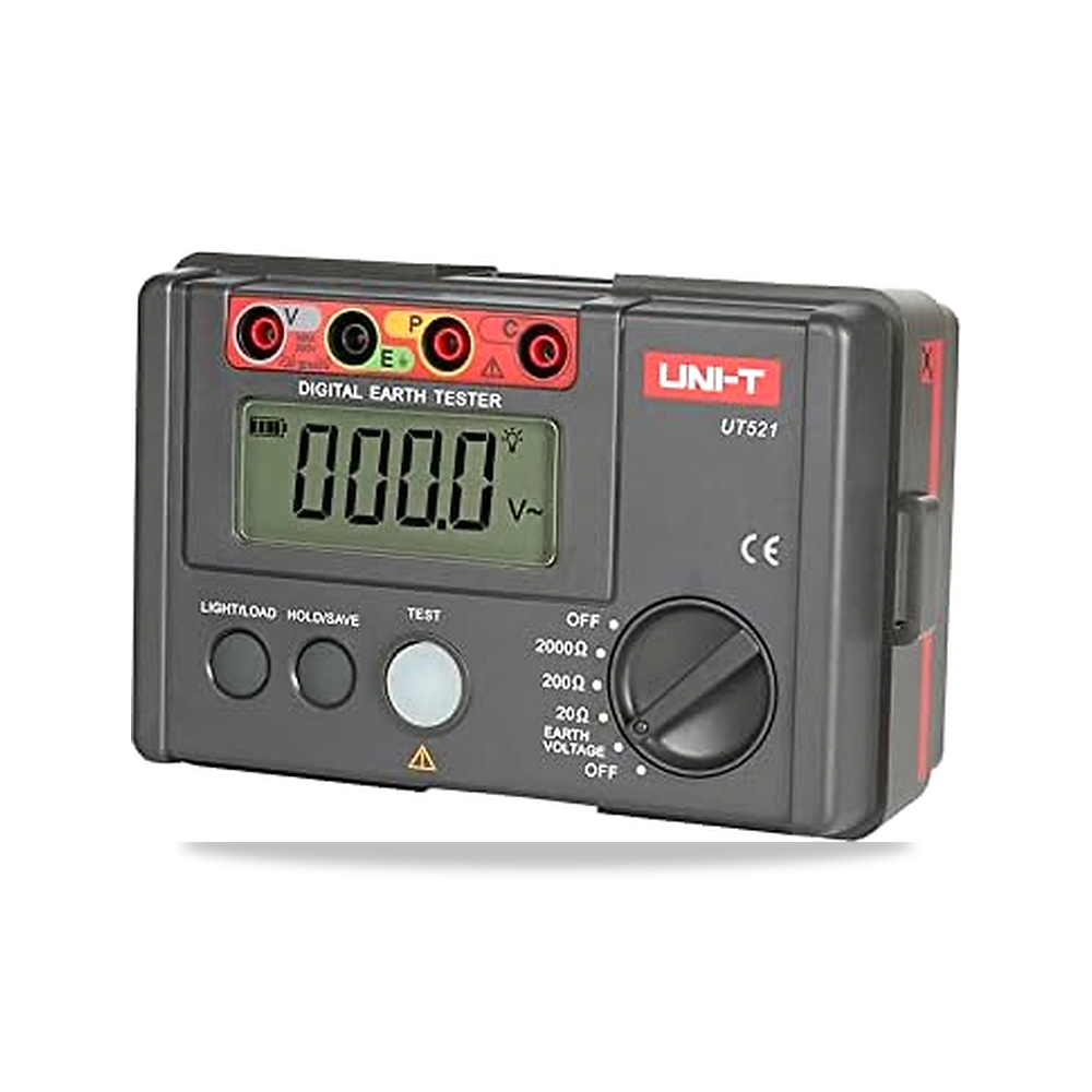 صورة منتج يوني-T جهاز اختبار الارض الرقمي UT521 UT522 من يوني تريند لمقاومة وعزل بتصميم خفيف الوزن لاختبار مقاومة (UT521) - كود الصنف reemco-2027-1498368 - ماركة يباع من خلال reemco - توريد وتصوير حصري لشركة ريمكو القابضة السعودية