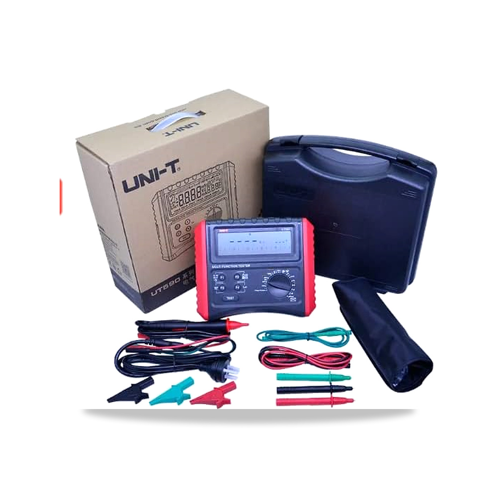 صورة منتج يوني-T اختبار تركيب متعدد الوظائف UT593 UT595 RCD، مقاومة حلقة/خط، استمرارية الارض، العزل، جهد التيار - كود الصنف reemco-2027-1498390 - ماركة يباع من خلال reemco - توريد وتصوير حصري لشركة ريمكو القابضة السعودية