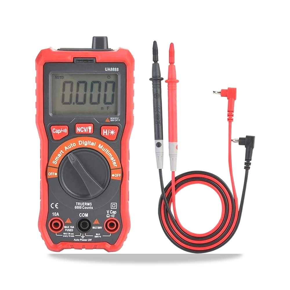 صورة منتج جهاز اختبار رقمي من Jadssox UA8888 عرض الضوء الخلفي الأحمر التلقائي متعدد التوقيت DC/AC الجهد الحالي عداد التيار - كود الصنف reemco-2027-1499311 - ماركة يباع من خلال reemco - توريد وتصوير حصري لشركة ريمكو القابضة السعودية