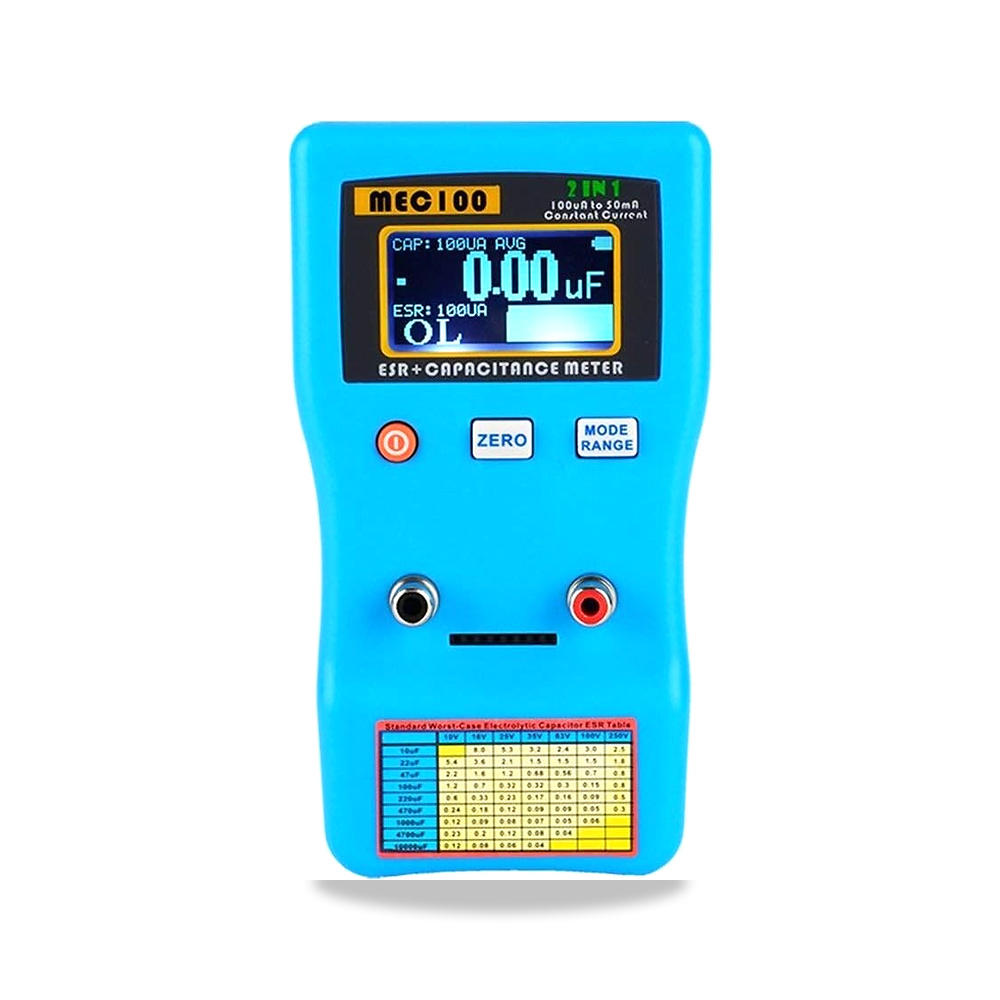 صورة منتج جهاز اختبار كهربائي MEC-100 من اوزكي، مقياس مكثف بشاشة رقمية عالي الدقة وقياس مقاومة السعة الكهربائية - كود الصنف reemco-2027-1499691 - ماركة يباع من خلال reemco - توريد وتصوير حصري لشركة ريمكو القابضة السعودية