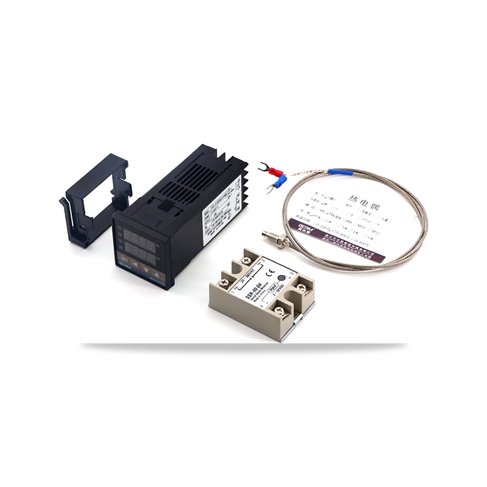 صورة منتج وحدة التحكم في درجة الحرارة أونا، REX-C100FK07-V AN تحكم في درجة بإخراج SSR + SSR-40 DA + M6 1M كابل 3 قطع مجموعة - كود الصنف reemco-2027-1500034 - ماركة يباع من خلال reemco - توريد وتصوير حصري لشركة ريمكو القابضة السعودية