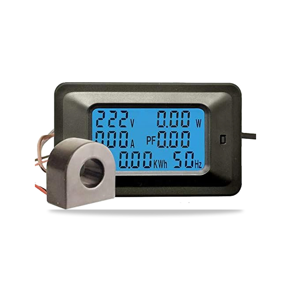صورة منتج 6 في 1 AC 0 ~ 100 أمبير رقمي LCD متر اختبار الجهد 110-250 فولت لوحة شاشة تردد الطاقة الحالية مع محث متعدد - كود الصنف reemco-2027-1500067 - ماركة يباع من خلال reemco - توريد وتصوير حصري لشركة ريمكو القابضة السعودية
