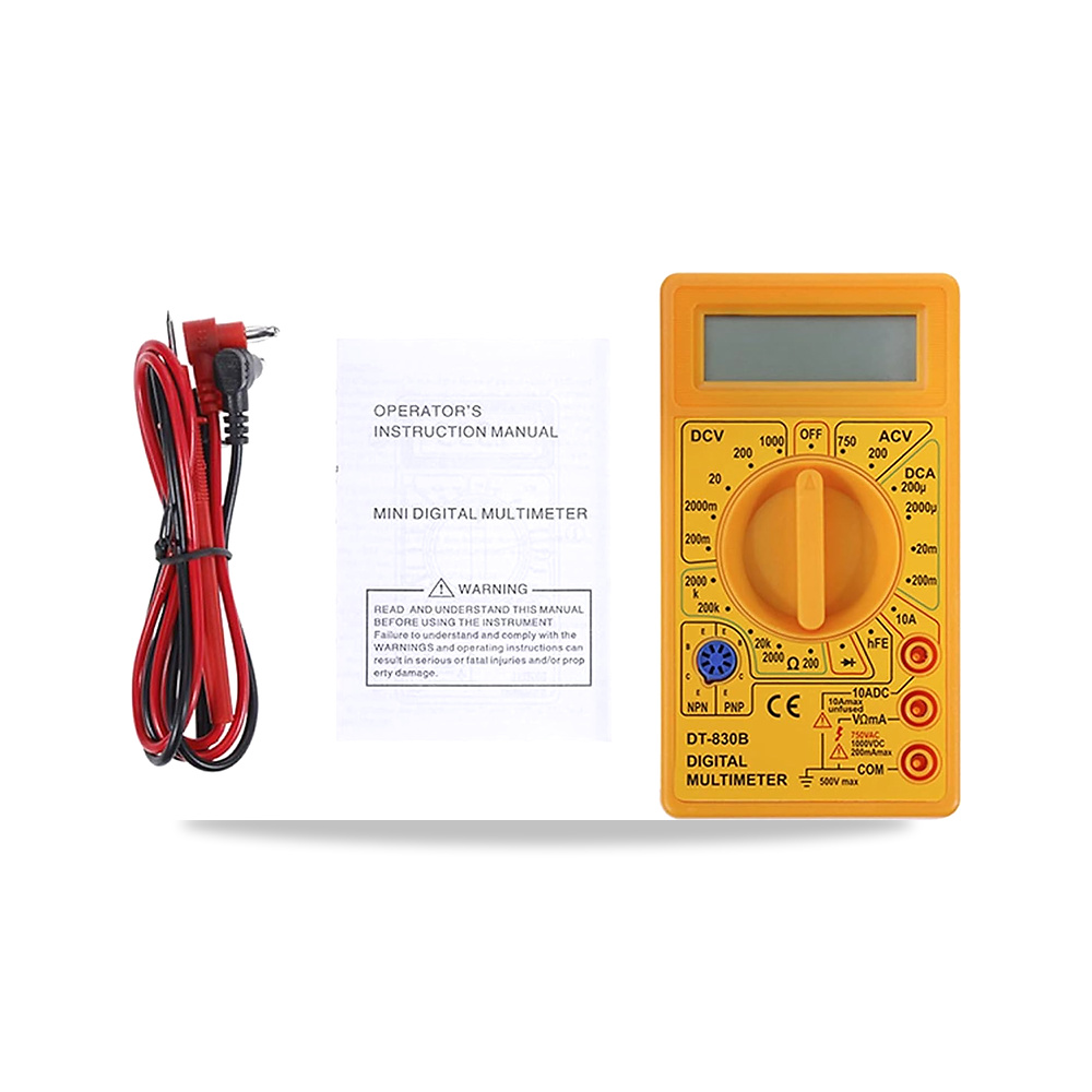 صورة منتج اختبار وقياس LCD رقمي متعدد التوقيت AC / DC 750/1000V صغير محمول للفولتميتر أوم عداد مع مجس الصناعة والعلوم - كود الصنف reemco-2027-1500078 - ماركة يباع من خلال reemco - توريد وتصوير حصري لشركة ريمكو القابضة السعودية