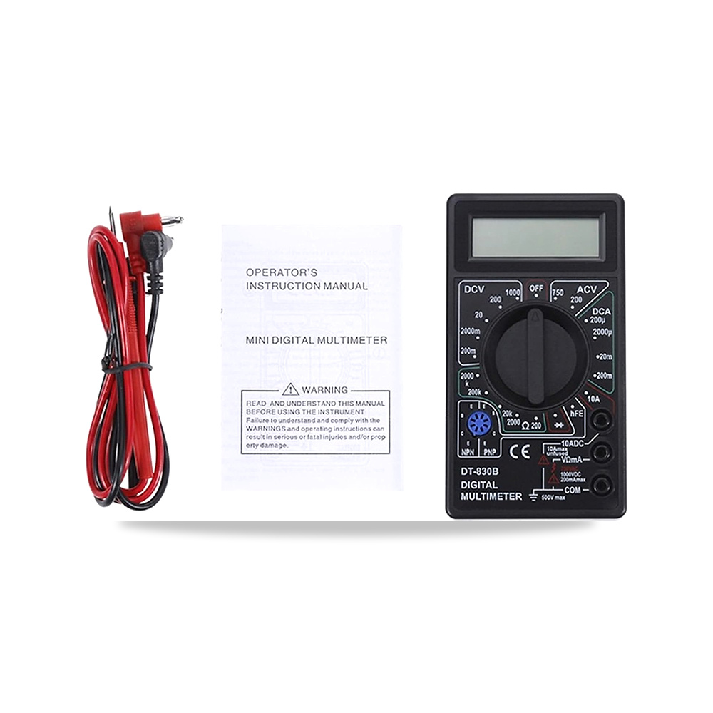صورة منتج اختبار وقياس LCD رقمي متعدد التوقيت AC / DC 750/1000V صغير محمول لفولتميتر أوم عداد مع مجس الصناعة والعلوم - كود الصنف reemco-2027-1500093 - ماركة يباع من خلال reemco - توريد وتصوير حصري لشركة ريمكو القابضة السعودية