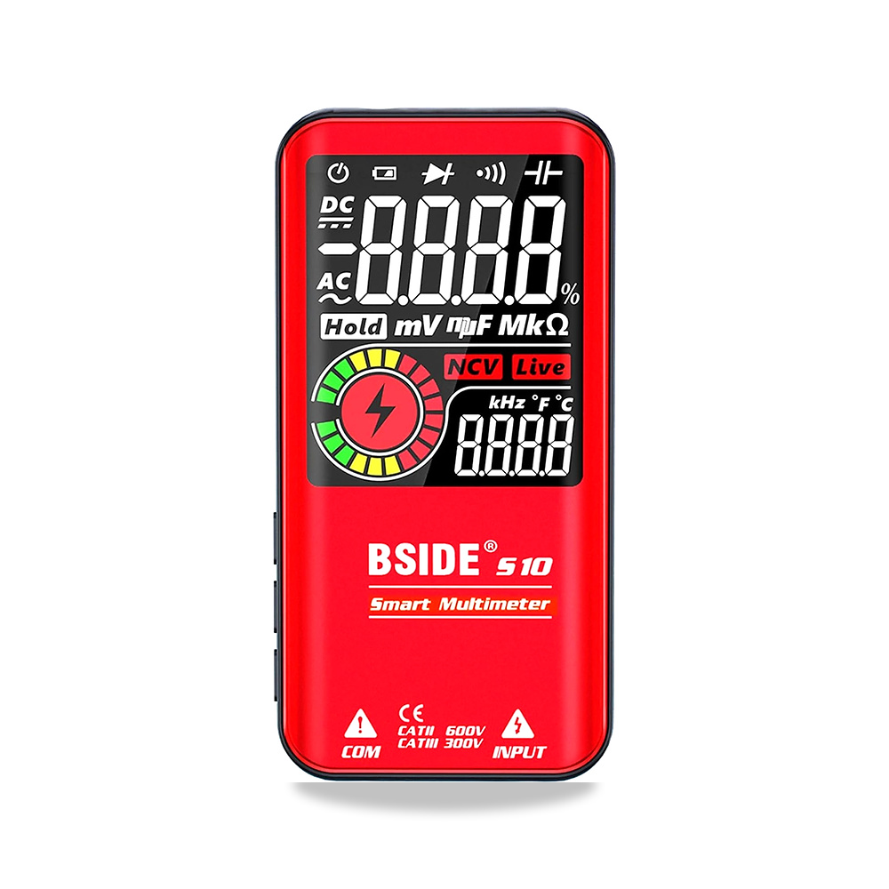 صورة منتج اختبار وقياس S10 / S11 الرقمي الذكي متعدد اللون شاشة LCD 999 رقمي DC AC جهد مكثف أوم الصمام الثنائي NCV - كود الصنف reemco-2027-1500097 - ماركة يباع من خلال reemco - توريد وتصوير حصري لشركة ريمكو القابضة السعودية
