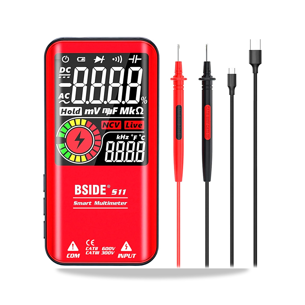 صورة منتج اختبار وقياس S10 / S11 الرقمي الذكي متعدد اللون شاشة LCD 999 رقمي DC جهد مكثف أوم الصمام الثنائي NCV هيرتز - كود الصنف reemco-2027-1500109 - ماركة يباع من خلال reemco - توريد وتصوير حصري لشركة ريمكو القابضة السعودية