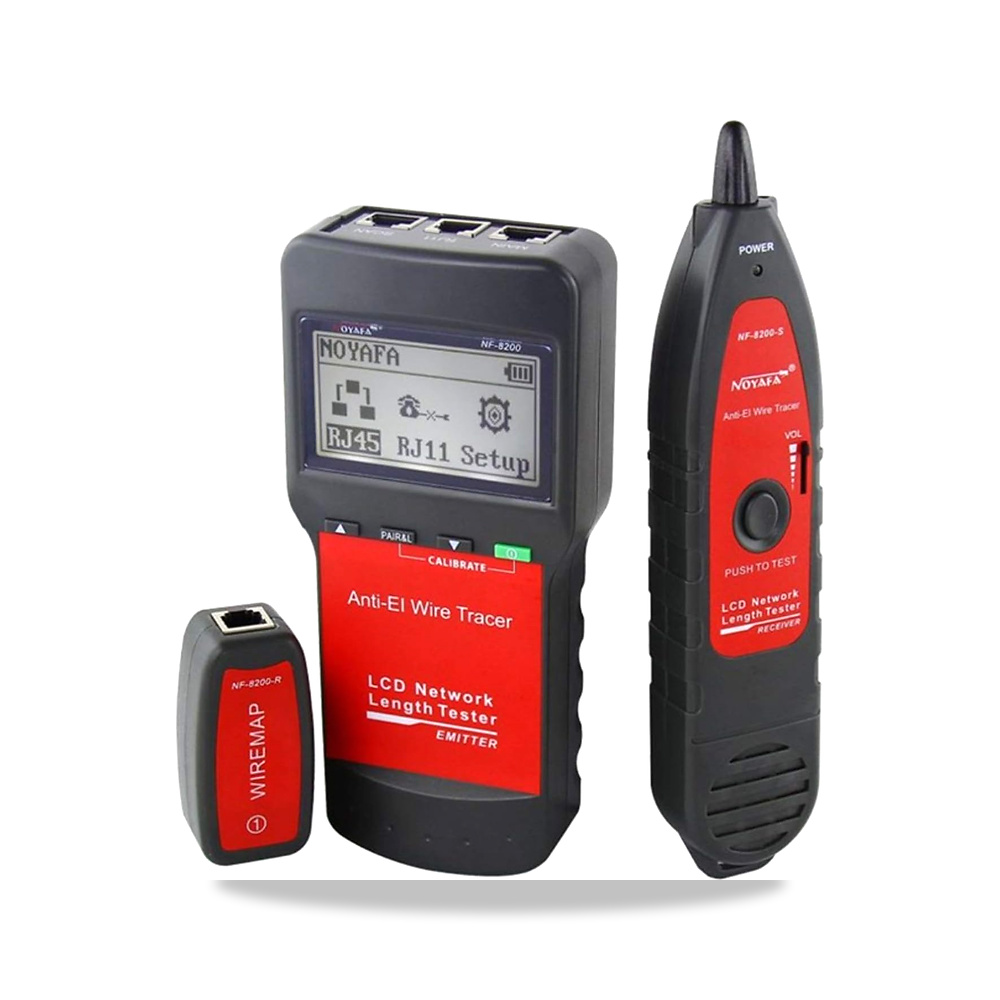 صورة منتج جهاز اختبار كهربائي رقمي NF-8200 LAN RJ45، كيبل اسلاك شبكة ايثرنت مع شاشة LCD باضاءة خلفية بيري صن - كود الصنف reemco-2027-1500227 - ماركة يباع من خلال reemco - توريد وتصوير حصري لشركة ريمكو القابضة السعودية