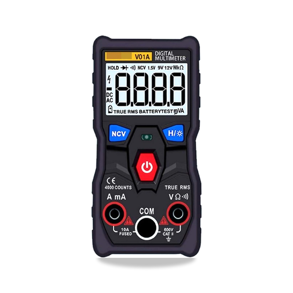صورة منتج اختبار رقمي متعدد الكهرباء V01A عداد الأوتوماتيكي True-RMS ذكي NCV 4000 عدد الجهد الحالي أوم أداة بيري صن - كود الصنف reemco-2027-1500296 - ماركة يباع من خلال reemco - توريد وتصوير حصري لشركة ريمكو القابضة السعودية