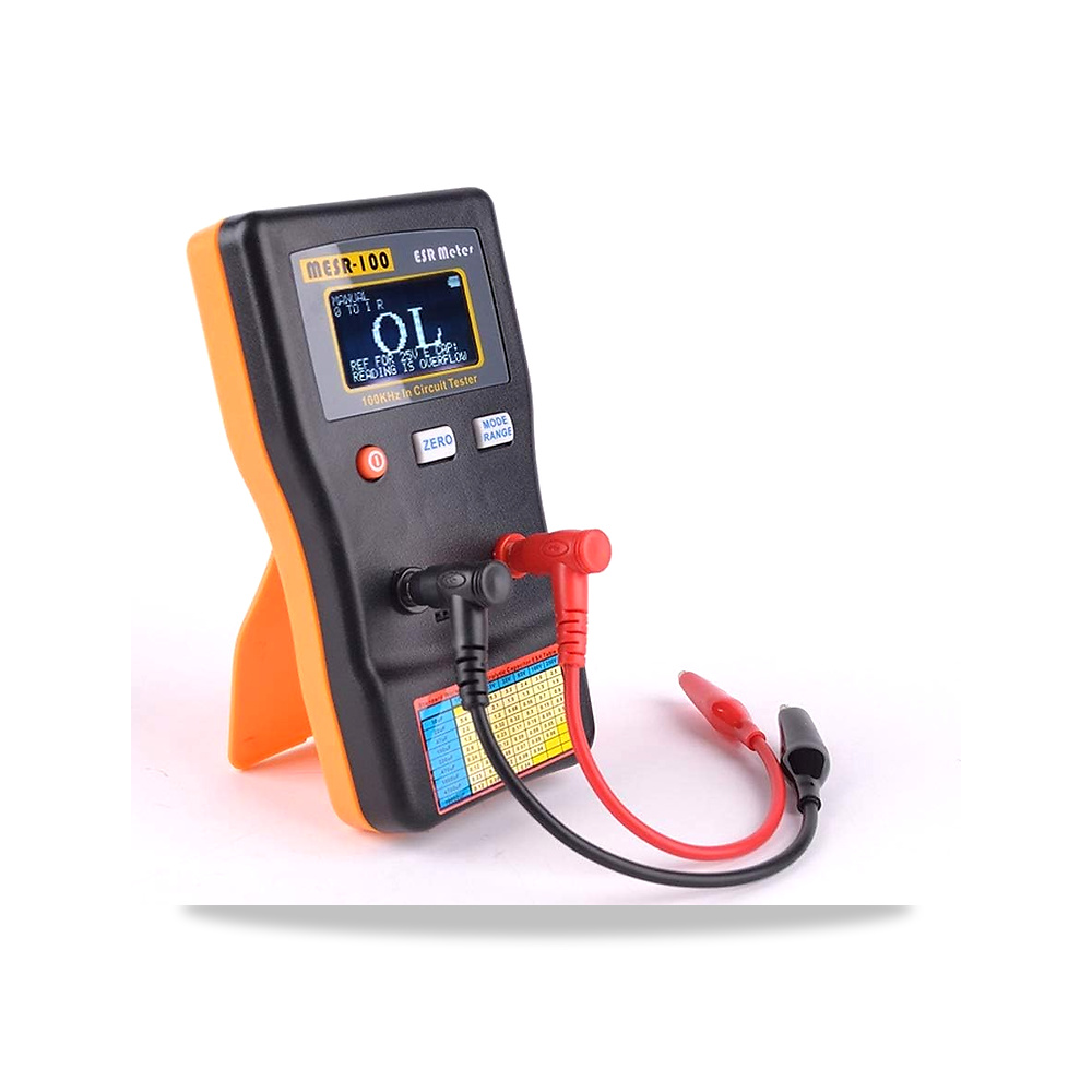 صورة منتج MESR-100 ESR قياس السعة أوم متر المهنية لقياس المقاومة مكثف الدائرة اختبار بيري صن – اللون لون واحد – قياس الجهد الكهربي <;40mV RMS (اختبار الجهد) - كود الصنف reemco-2027-1500339 - ماركة يباع من خلال reemco - توريد وتصوير حصري لشركة ريمكو القابضة السعودية