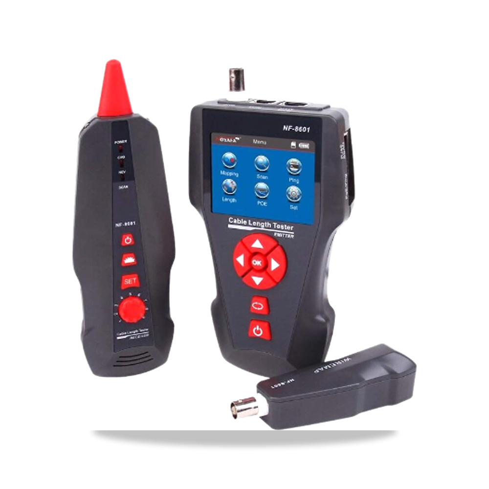 صورة منتج جهاز اختبار كهربائي رقمي NF-8601 لكيبل شبكة ايثرنت PING/POE BNC RJ45 RJ11 مع شاشة LCD رقمية بيري صن - كود الصنف reemco-2027-1500406 - ماركة يباع من خلال reemco - توريد وتصوير حصري لشركة ريمكو القابضة السعودية