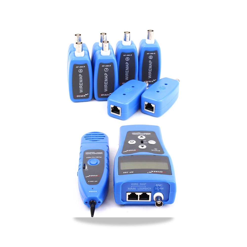 صورة منتج NF-388 متعددة الوظائف لاختبار كابلات الشبكات جهاز تتبع الكابل RJ45 RJ11 الشبكة المحلية شاشة LCD بيري صن - كود الصنف reemco-2027-1500427 - ماركة يباع من خلال reemco - توريد وتصوير حصري لشركة ريمكو القابضة السعودية