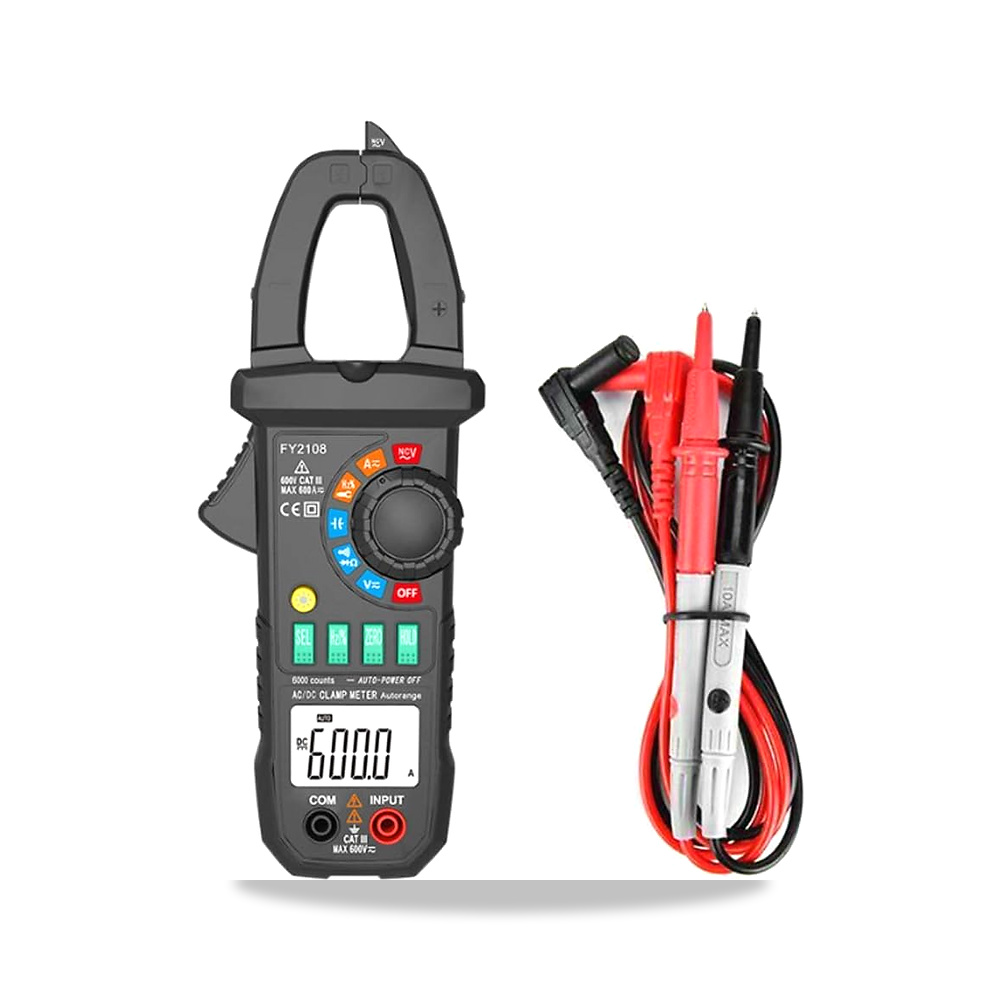 صورة منتج FY2108 الرقمية المشبك متر متعدد الفولتميتر الاميتر 600A AC/DC Ohm الجهد الاختبارات الحالية متر بيري صن - كود الصنف reemco-2027-1500519 - ماركة يباع من خلال reemco - توريد وتصوير حصري لشركة ريمكو القابضة السعودية
