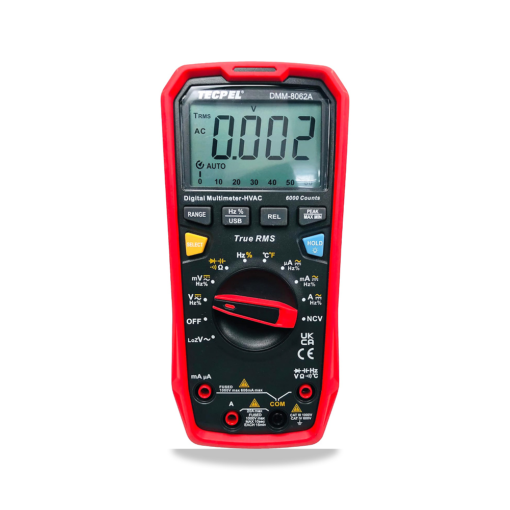صورة منتج تيك بيل DMM-8062A 6000 عداد رقمي متعدد – اللون أسود – 1000 فولت - كود الصنف reemco-2027-1500629 - ماركة يباع من خلال reemco - توريد وتصوير حصري لشركة ريمكو القابضة السعودية